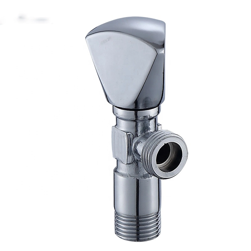 Original Factory Wall Mounted 304 Stainless Steel Angle Valve G1/2 Nickel Brushed Faucet Accessories Angle Stop Valve