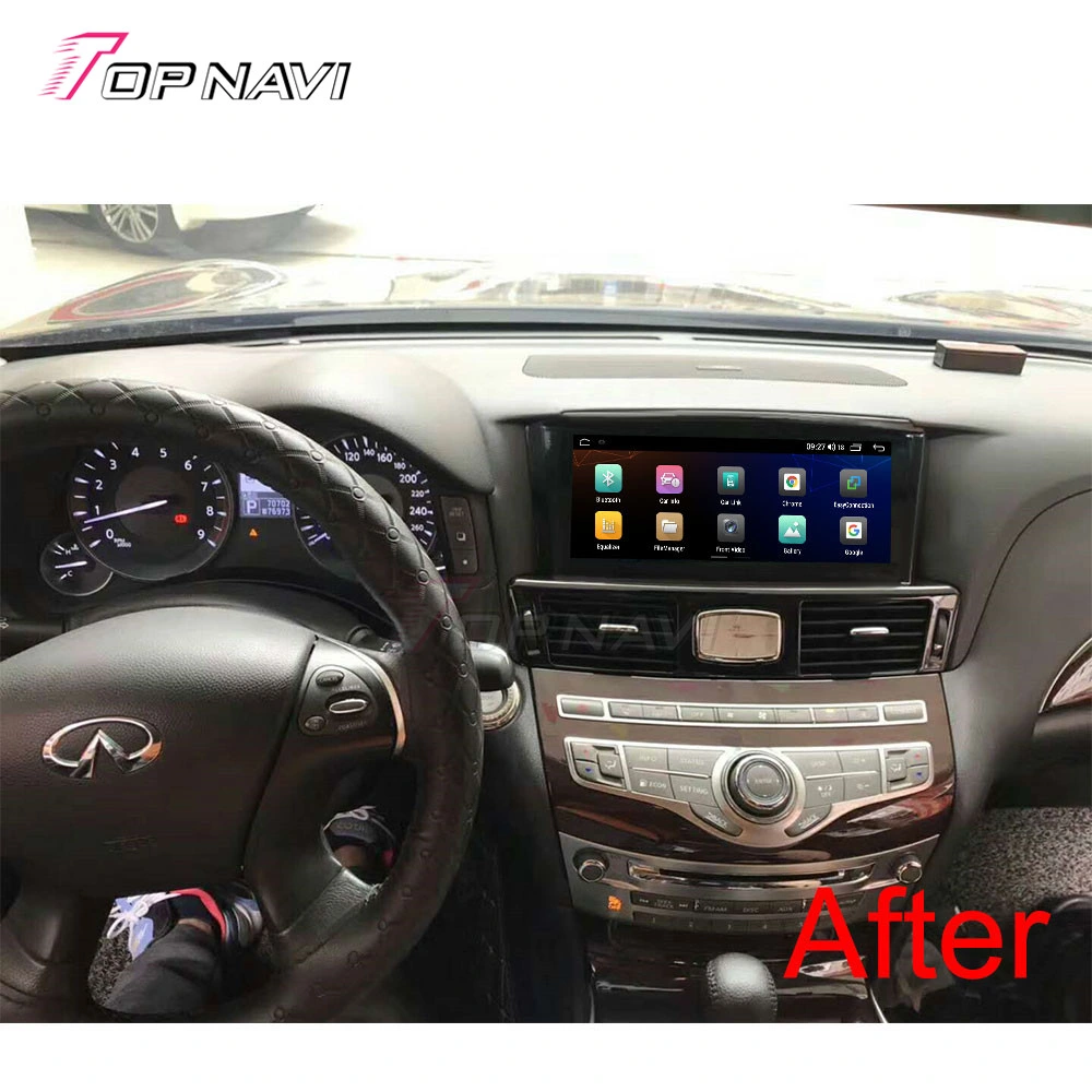 Android 9 10.25 Inch Car DVD Player for Infiniti Q70L 2013 2014 2015 2016 2017 Full Touch Screen