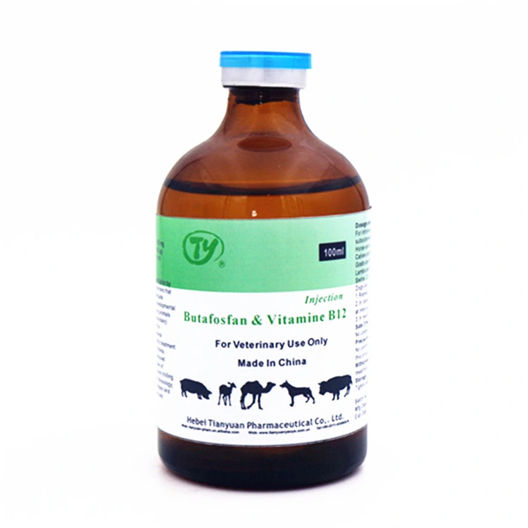 Butafosfan et injection de vitamine B12 de la médecine vétérinaire pour la Nutrition Animale Fonction