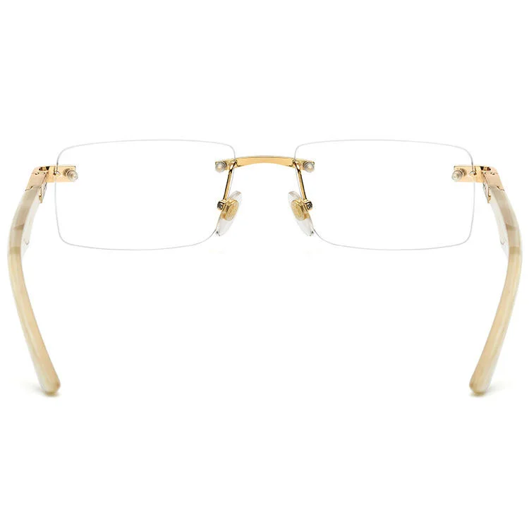 Top Quality Direct Selling Newest Fashion Diamond Natural Ox Horn Glasses Designer Custom Women Men Optical Frames