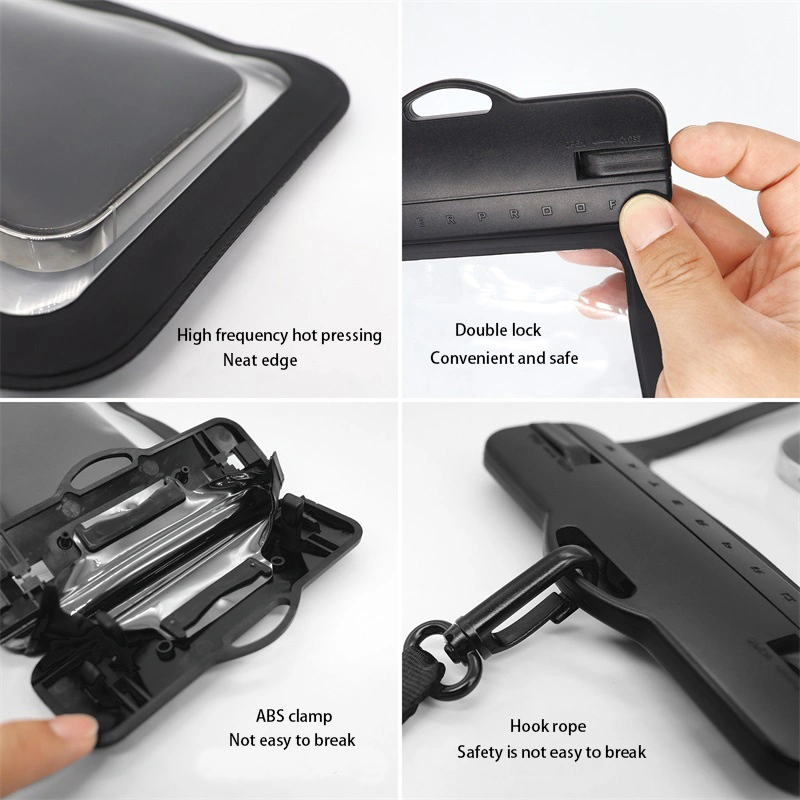 Universal PVC Waterproof Mobile Phone Bags for iPhone for Samsung Clear Waterproof Phone Case