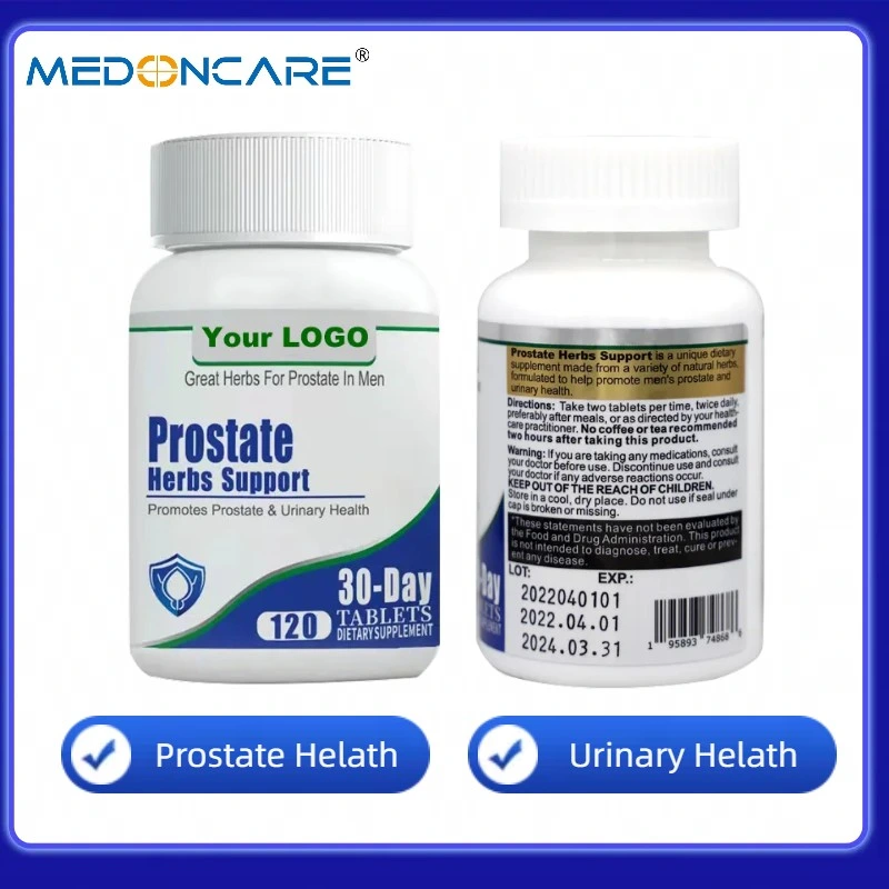 Medoncare Prostate Herbs Supportation dietético Suplemento próstata e Saúde urinária Apoie a medicina