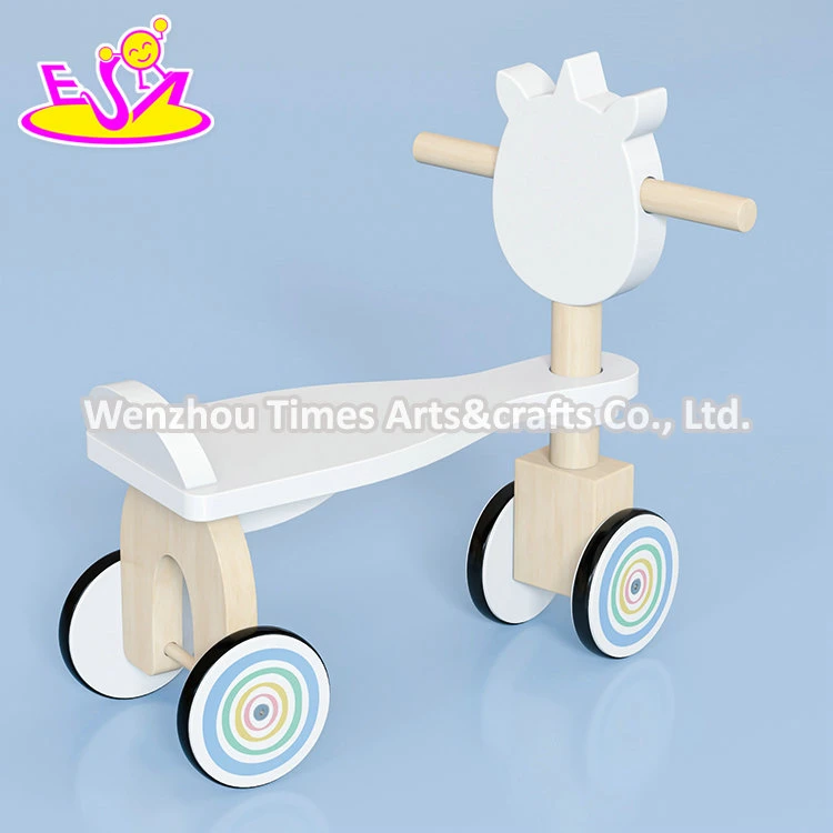 Wholesale/Supplier Baby Pink Unicorn Wooden Ride on Animal Toy for Children W16b019