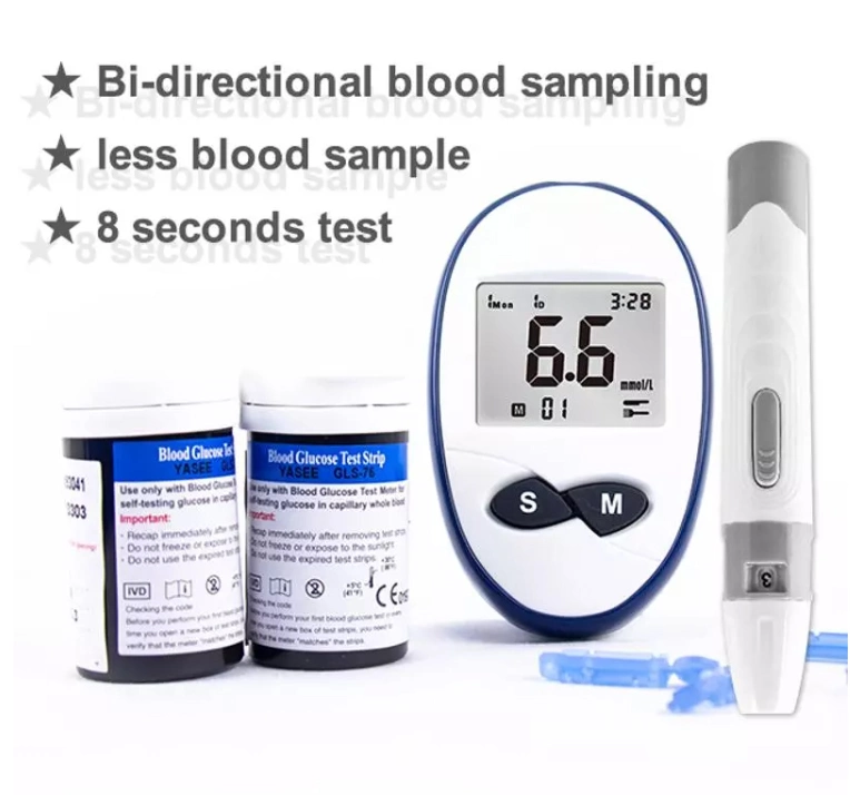 Portable Home Use Glucometer Blood Glucose Meter for Diabetic (GLM-76)