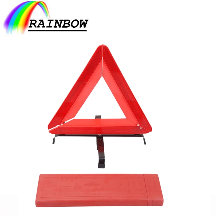 Universal Vehicle Auto Accessories Red/Orange Roadside Reflective Foldable Safety Emergency/Warning Triangle