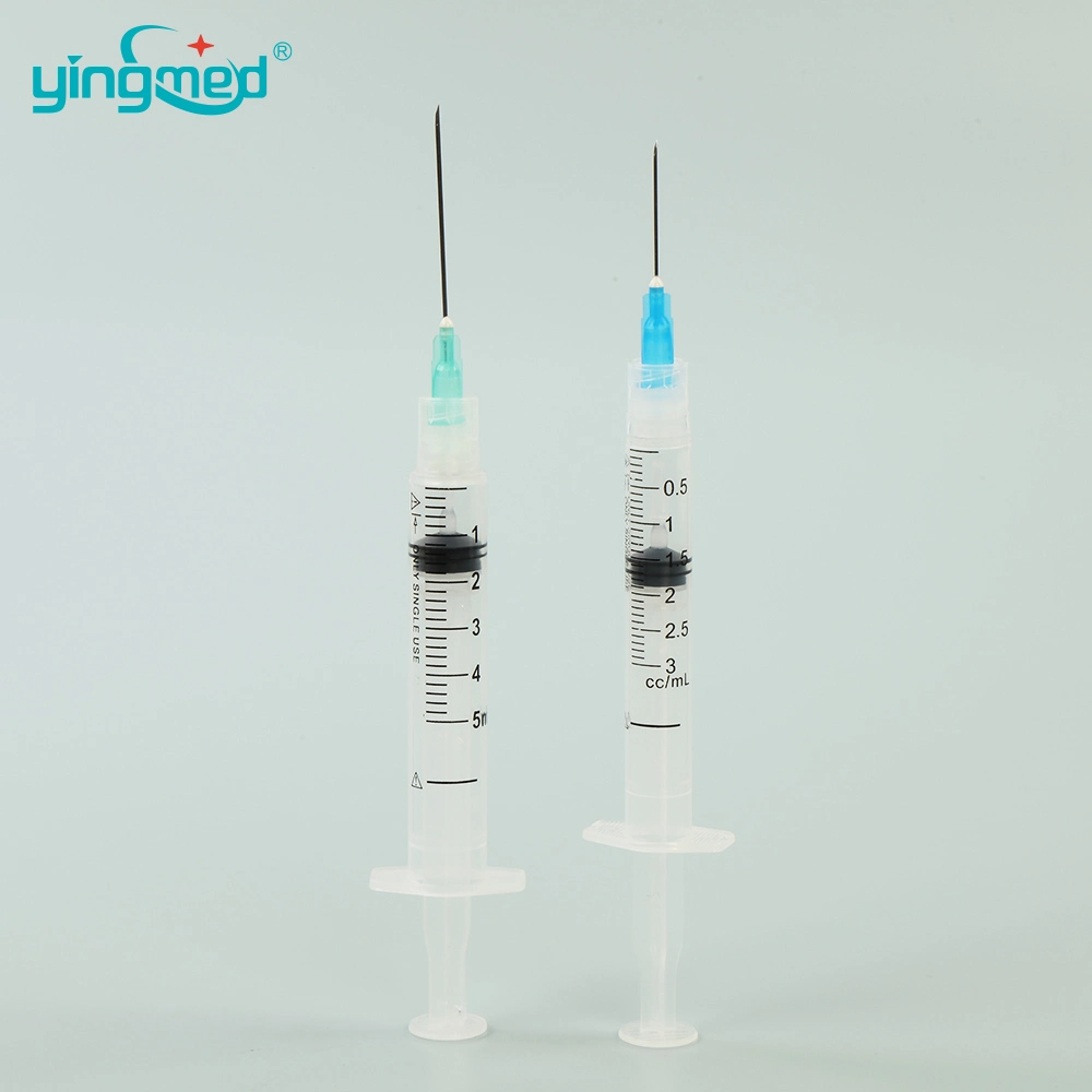 Medical Plastic Disposable Medical 1ml 3ml 5ml 10ml 20ml Syringe 1cc 3cc 5cc 10cc 20cc Syringes with Needle