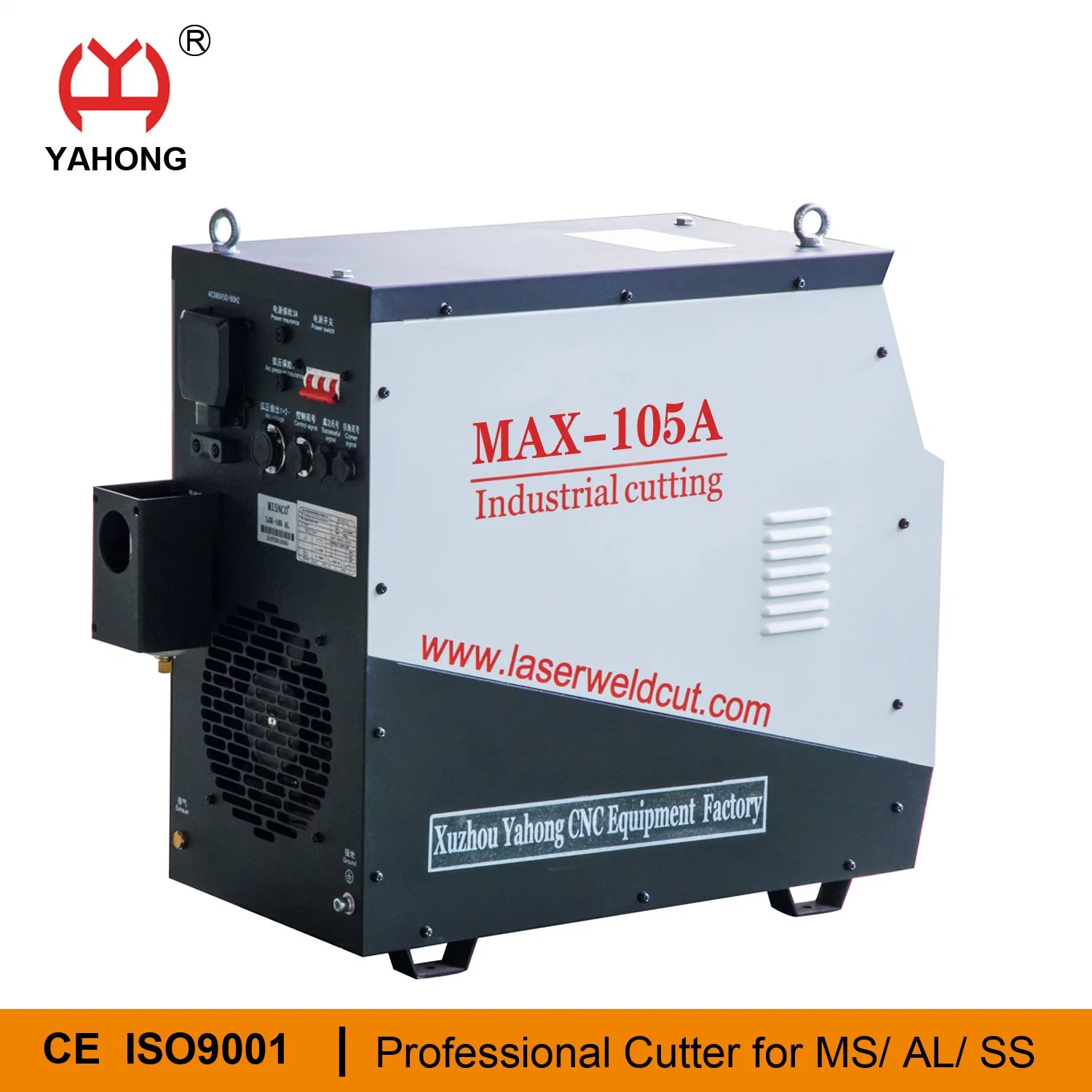 105A baixa freqüência de ar do Inversor Industrial Metal Plasma Cutter 200UM 300A 400A com Chiller de Agua