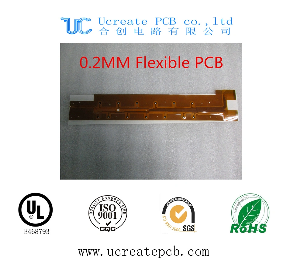 Placa FPC de PCB flexible de doble cara con buena calidad