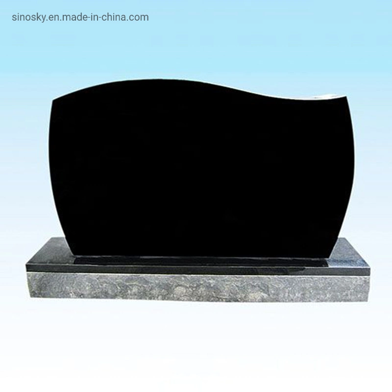 Wholesale/Supplier Black Granite Custom Shape Headstone From China