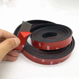 Extrusion Customized Rectangle Rubber EPDM/Silicone Sponge Foam Rubber Seal Strip