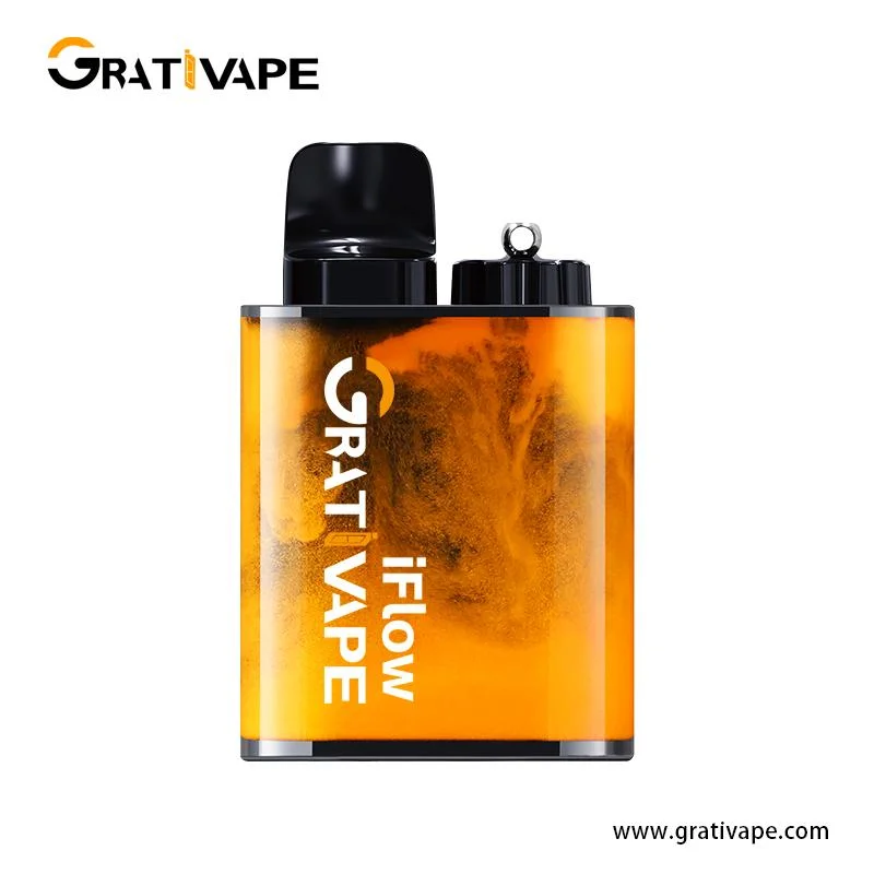 Advanced Grativape Iflow 1000 Puffs Pre-Filled Pod System Quicksandy Cartridge-Based Rechargeable 3ml All Nicotine Vape