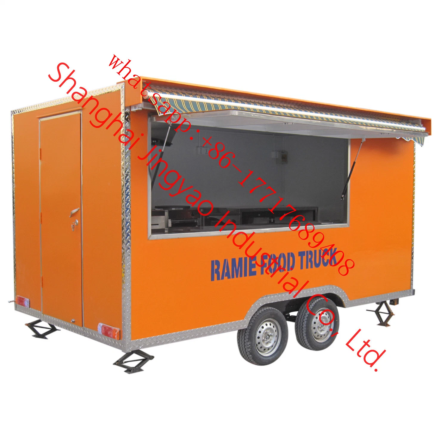 Recién Custom-Built combinar helado de café Móvil de Alimentos de perros calientes Catering Camión Mobile Carreta Carreta Tráiler Quebradizo Kiosk Cart