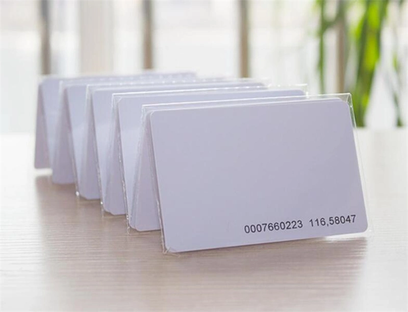 Cheap Price Printable Blank Chip ID Card Maker White PVC Plastic Cards