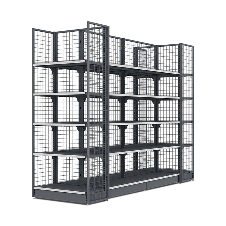 Wire Mesh Back Panel Single Sided Display Fixture