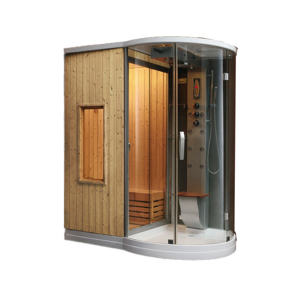 Venta caliente cuarto de baño lujoso cuarto de baño de vapor Sauna combinado