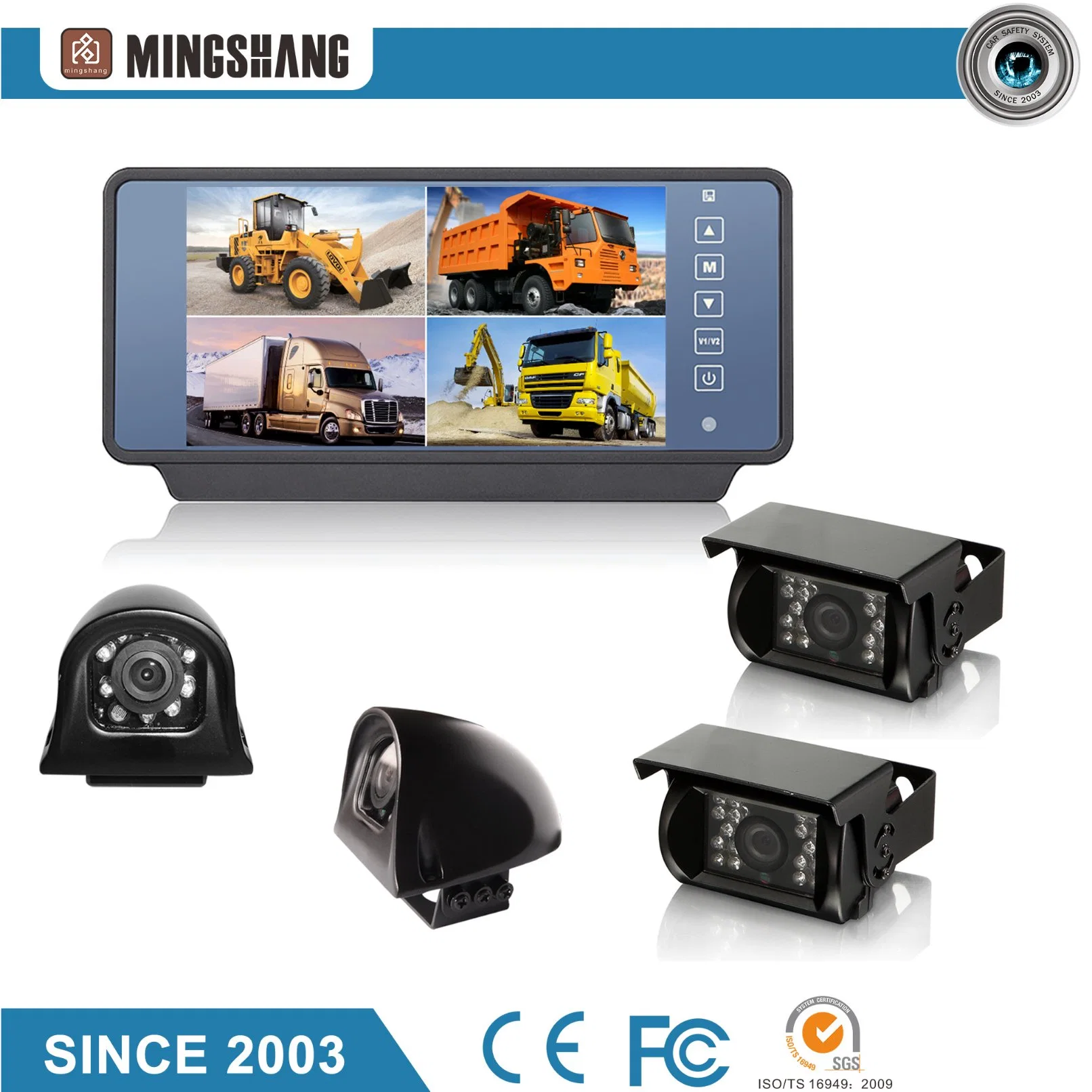 7inch Mirror Monitor Car Rear View Camera System for Vehicles