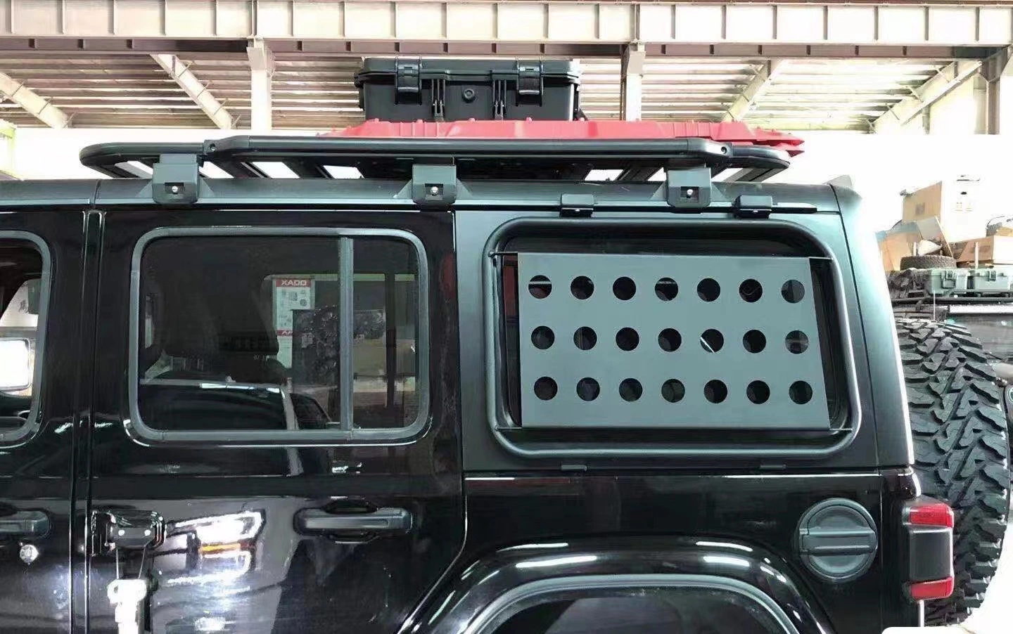Auto Acessórios máscara de protecção para janela para Jeep Wrangler Jl