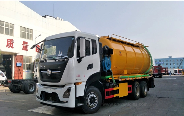 Moteur Cummins Dongfeng Tianlong Kinland 20 m3 fait sur mesure à vide Camion-citerne de rinçage