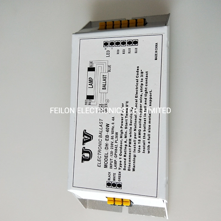 Top Sale Factory Directly Supply 60W Electronic Ballast for UV Lamp UVC Light Ultraviolet Lamp