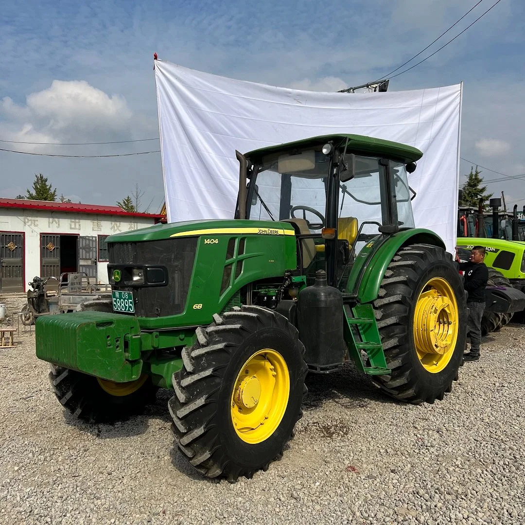 140hp 4WD tractor usado tractor agrícola John Deere 6b1404