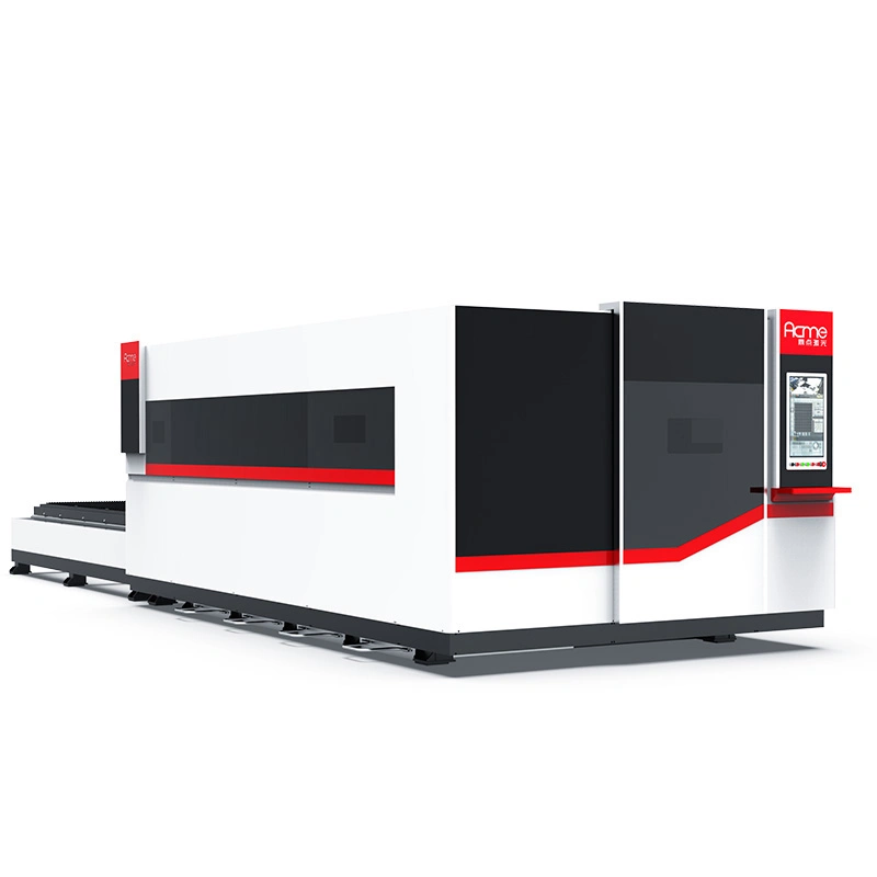 Lp-3015D High Effective Exchange Table Fiber Laser Cutting Steel/Aluminum Plate Machine with Protective Cover