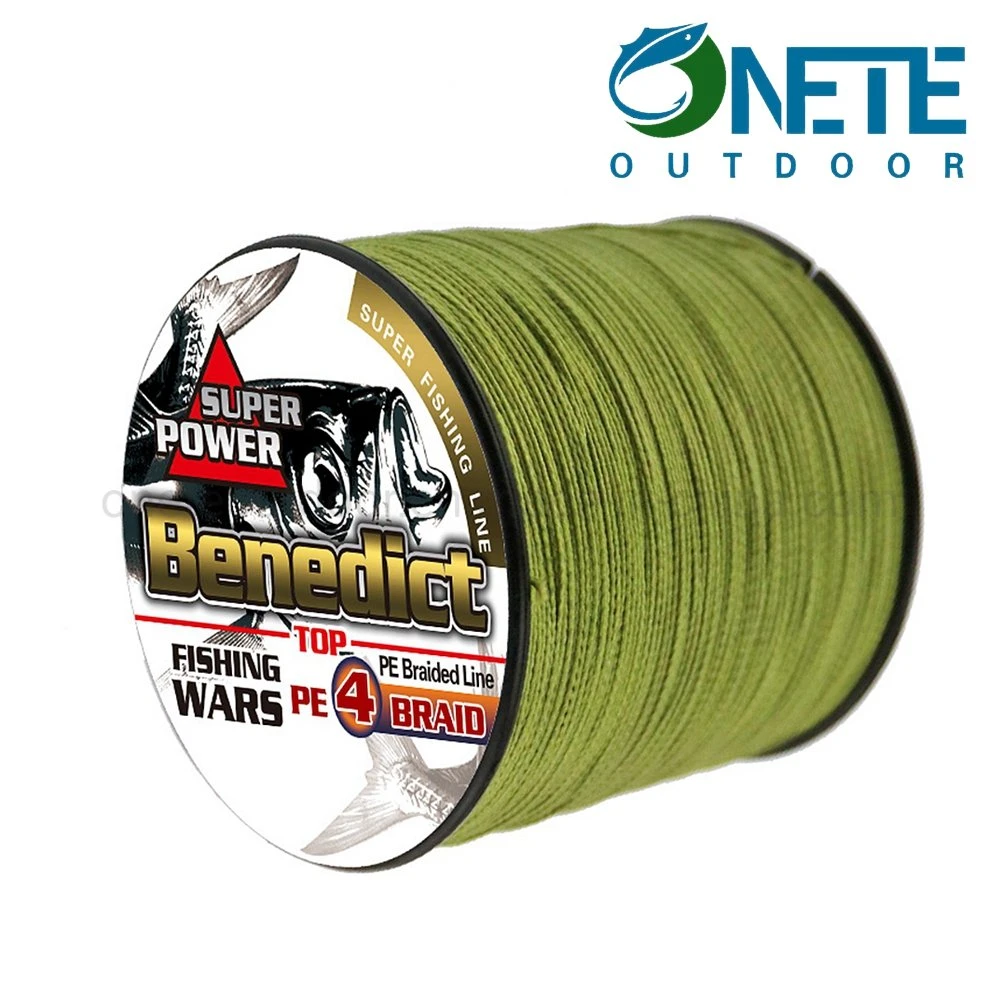 Big Game Fishing Tackle 4 Strands 300m Pack 0.1-0.55mm 6--100 Lbs PE Braided Fishing Line