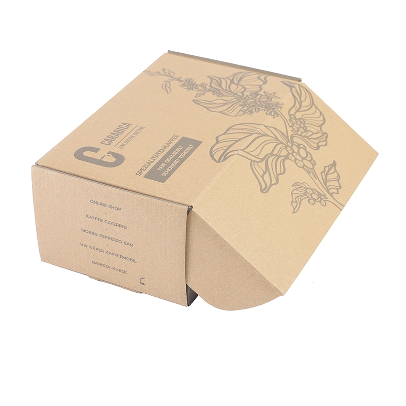 Cheap Corrugated Buckle Box Gift Packaging Custom Logo Fashion Shipping Box Double-Sided Printing for Shoes Gift with Logo