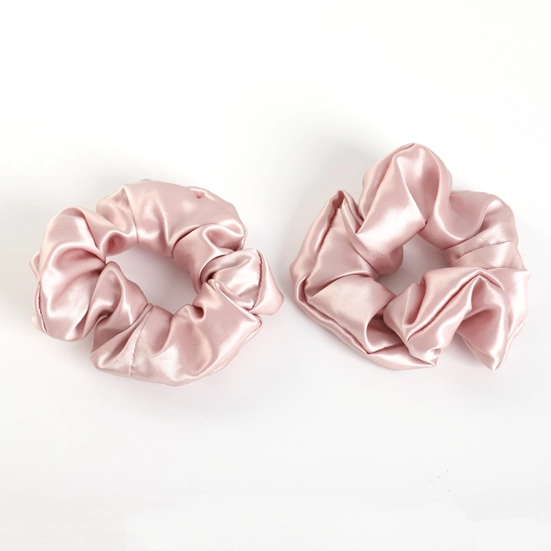 Various Fashion Plain and Print Silk Scrunchies