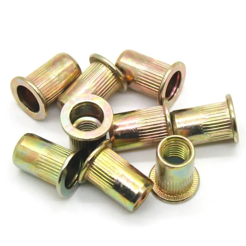 White and Yellow Zinc Plated Rivet Nut Plus Nut Pull Nuts