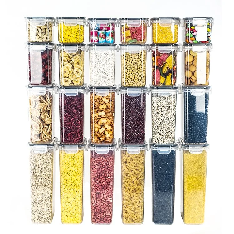 Plastic Bulk Food Container 24 Piece Set