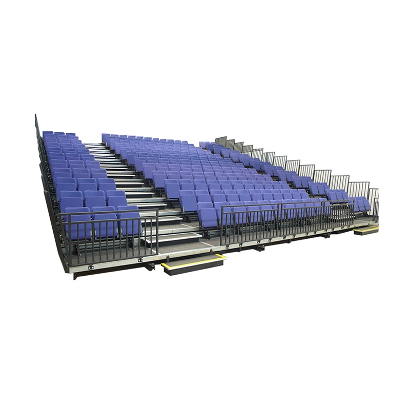 Jy-768 Retractable Bleachers Grandstands Seating System Indoor Bleachers Sports Soccer Telescopic Bleachers Seating Sports Bleachers