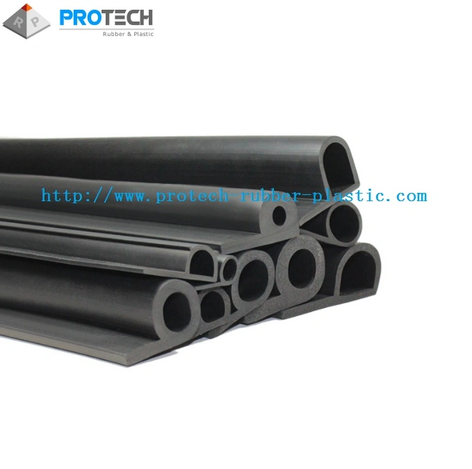 Les joints en caoutchouc EPDM OEM personnalisé Strip/Caoutchouc de silicone de moulage par extrusion profil profil extrudé