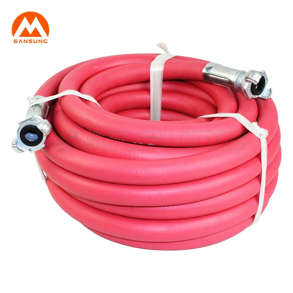 Y20/Y24 Jack Hammer Rock Drill Machine Rubber Air Hose with ID 19mm 25mm for Pressure 2MPa 300psi