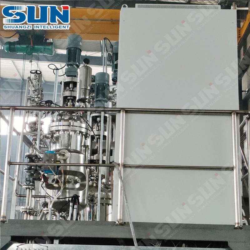 50-500-5000L Stainless Steel Biological Fermentor System Supporting Feeding Tank