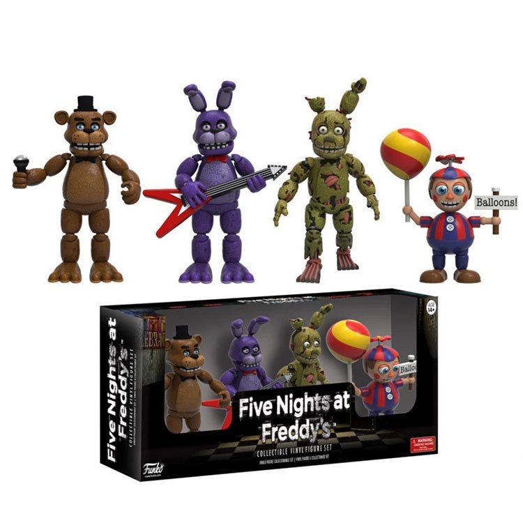 Custom 3D cinco noites no Freddy halloween horror figuras Brinquedos de jogos