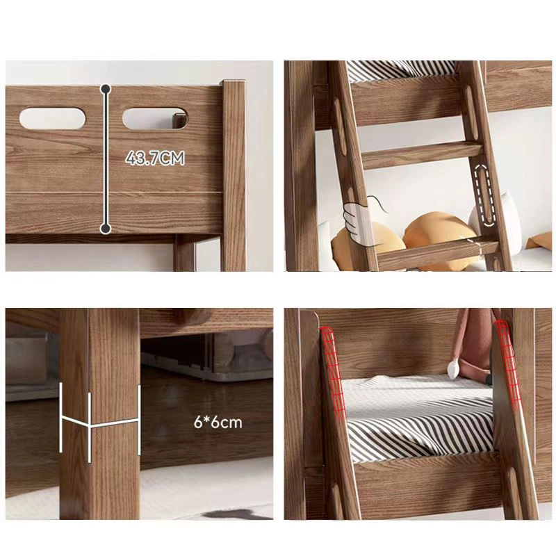 Soporte de lujo casa moderna de personalización de muebles de dormitorio muebles individuales, dobles de los Niños Los niños cama de madera de nogal hayas cama camas para niños