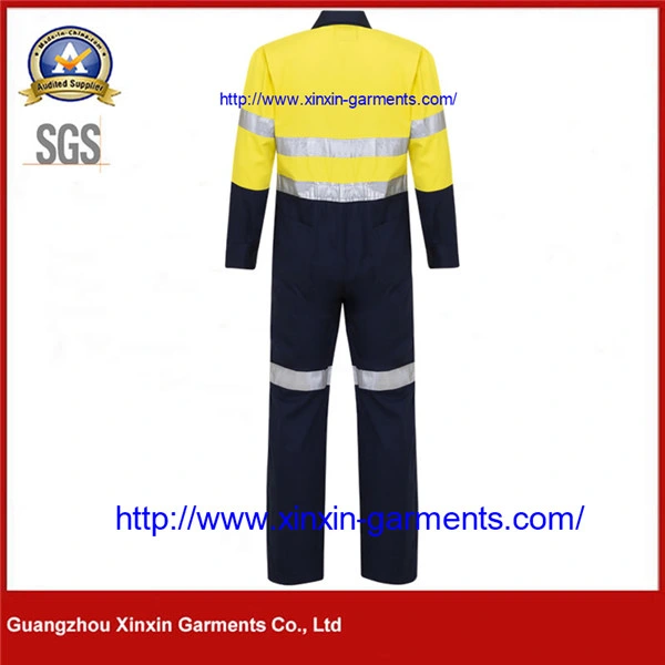 Reflective Overall Engineering Jacket Uniform Mechanic Work Clothes (W529)