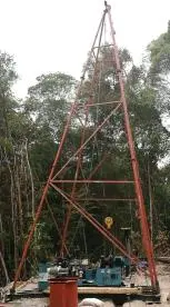 XY-2b taladro hidráulico de pozo de agua DDH taladrado portátil de pozos subterráneos