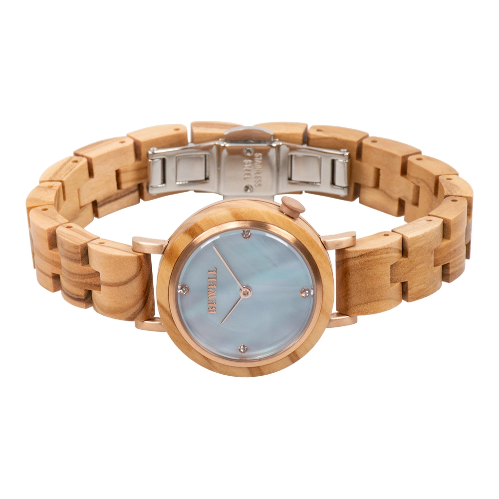 El diseño más reciente reloj de pulsera reloj de madera de alta calidad relojes de madera para dama