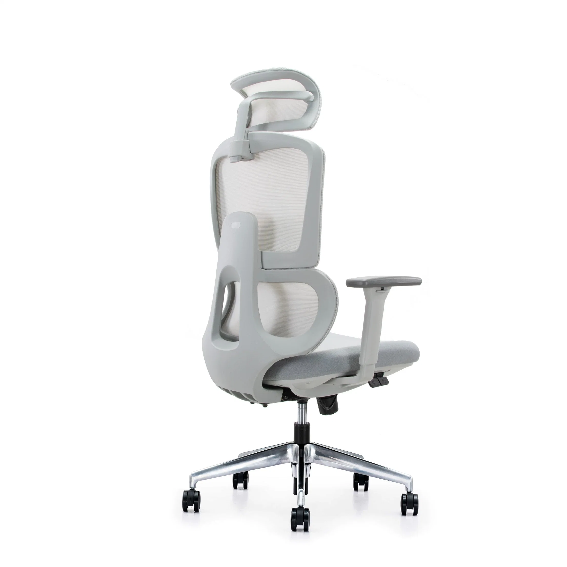 Wholesale/Supplier Cheap Modern Grey Staff Working Swivel Reclining Staff Desk Task Office Chair with Headrest