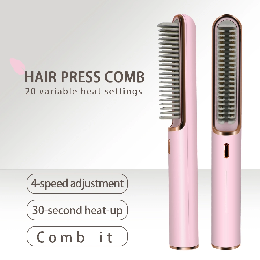 Hair Straightener Brush Comb Hair Brush