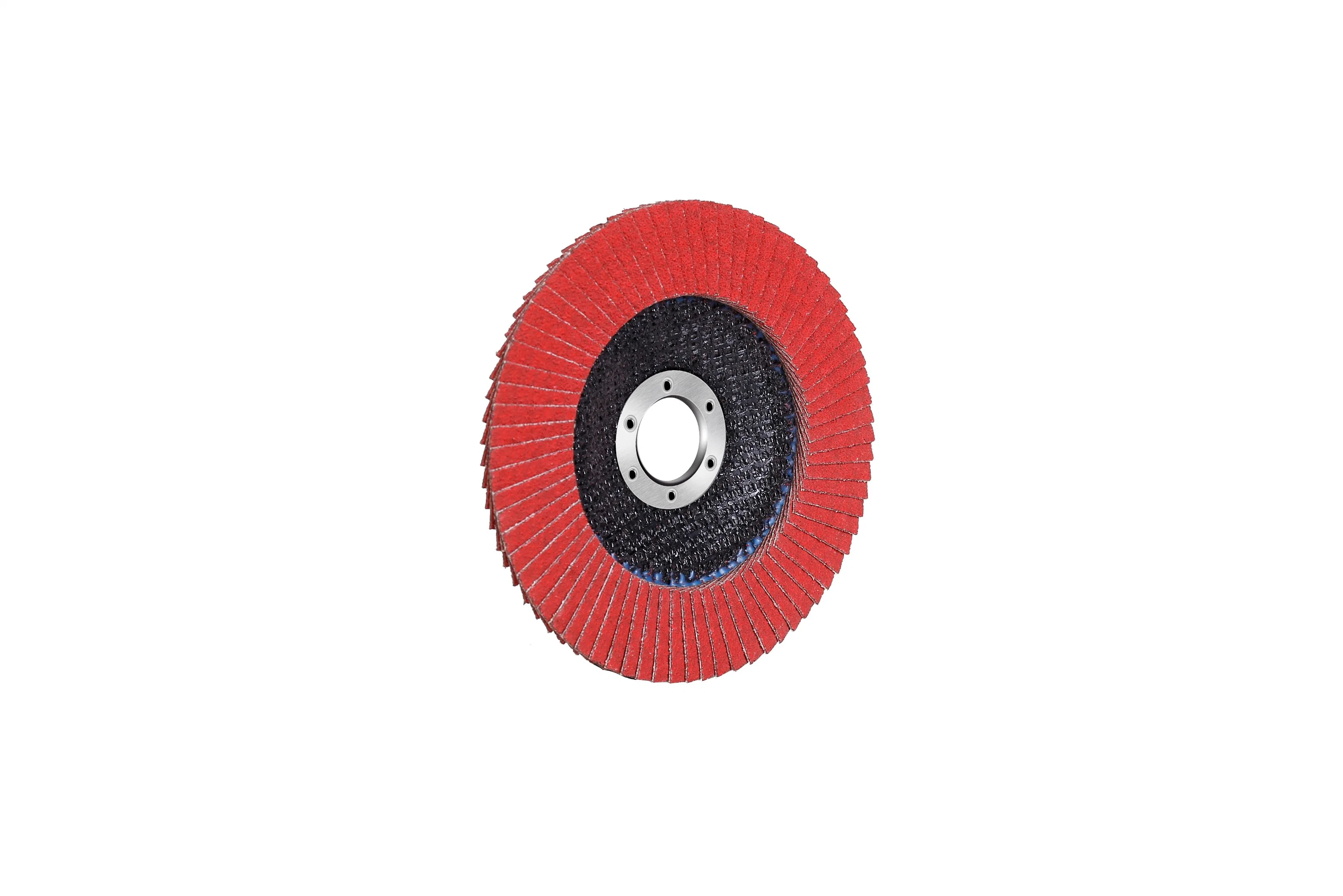 150# Deerfos Imported High quality/High cost performance Abrasive Sanding Ceramic Grain Flap Disc as Grinding Tooling for Metal Wood Alloy Iron Stainless Steel Polishing