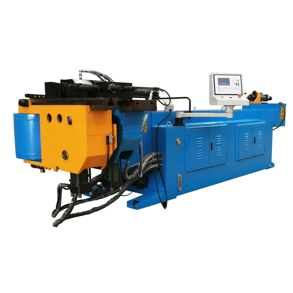 China Semi Auto Hydraulic Electric Pipe Bending Machine Punching Machine