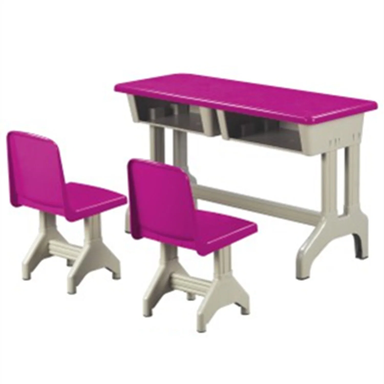 Preschool Plastic Steel Tables and Chairs School Children's Educational Supplies