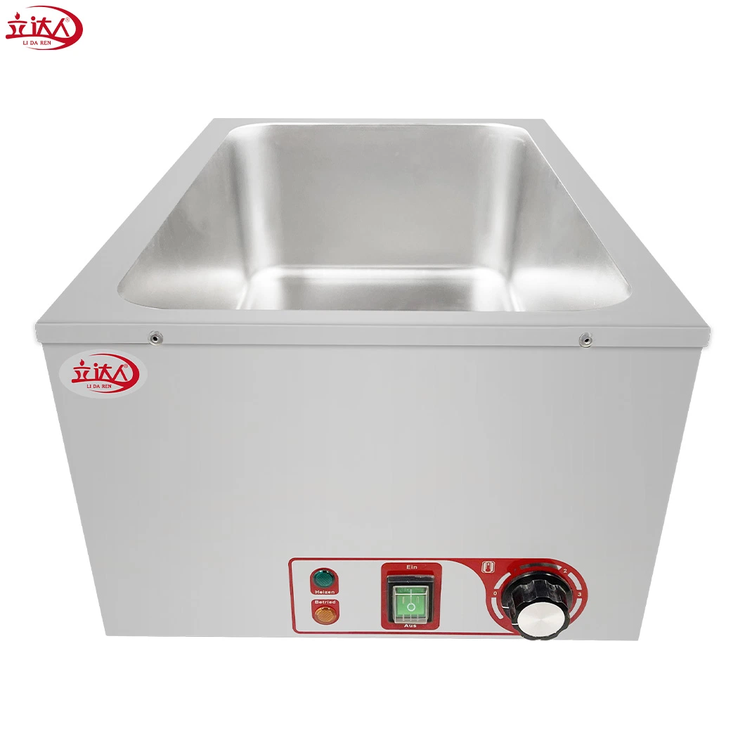 Rectângulo Bain Marie Electric buffet quente de aço inoxidável Prato de fricção no fogão/Indian Amolgamento Prato