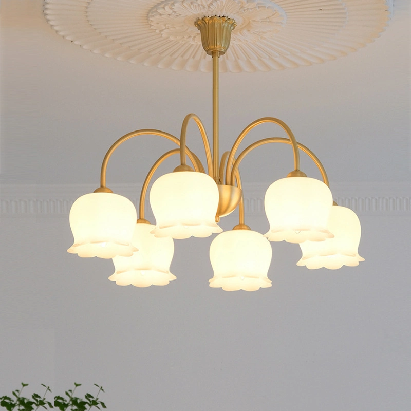 Nórdico Chandelier Vintage lámpara colgante lámpara de techo LED Luz Zhongshan Light Techo