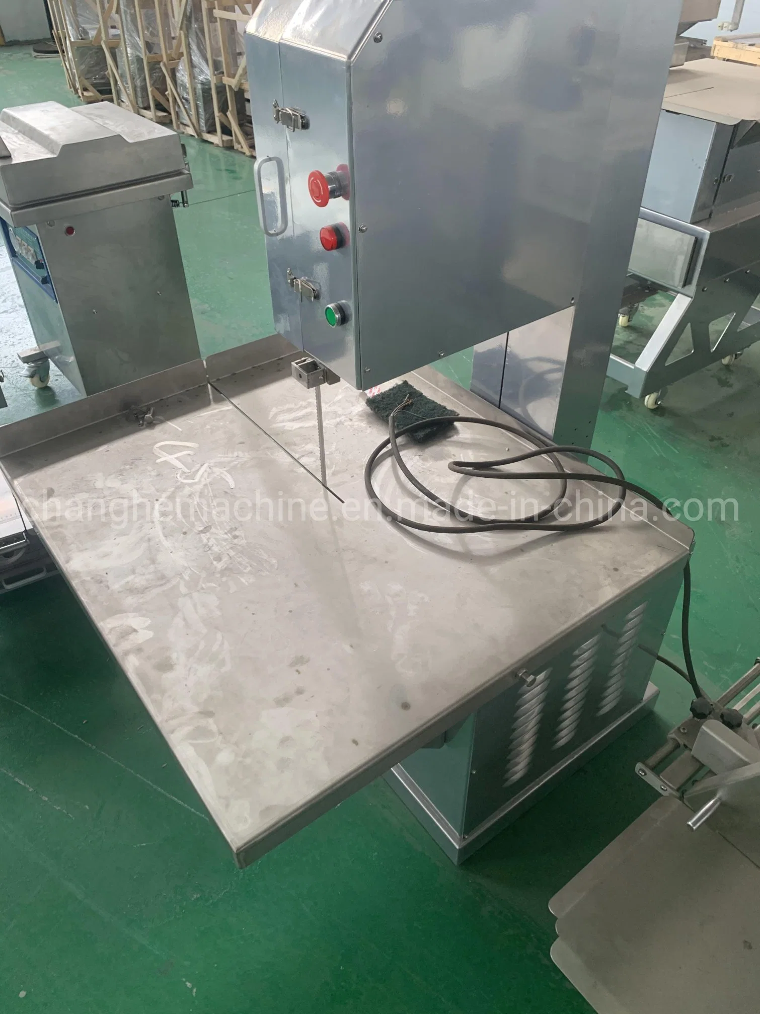 Commercial Frozen Meat Cutting Electric Bone Saw Butcher Machinery Band Saw Machines