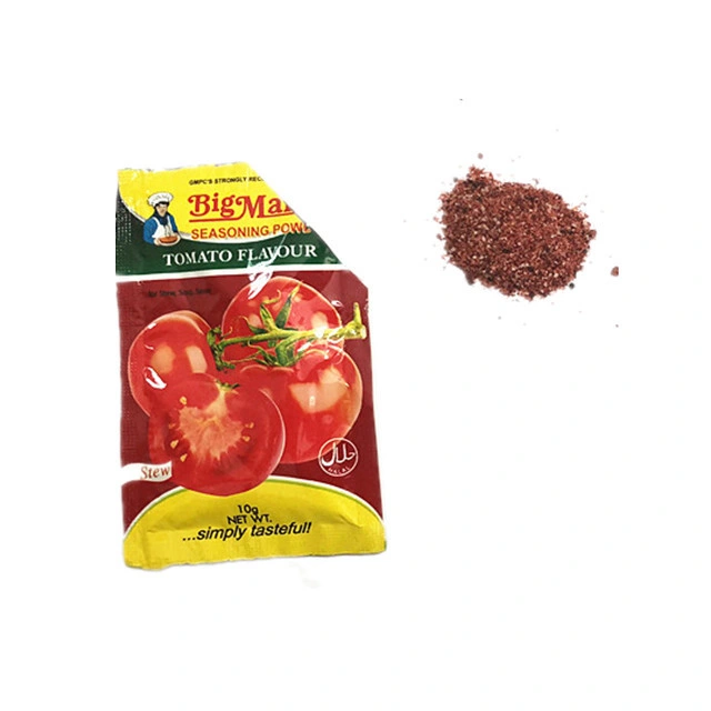 Saveur de tomate poudre Poudre d'assaisonnement/ Bouillon (10g/sachet)