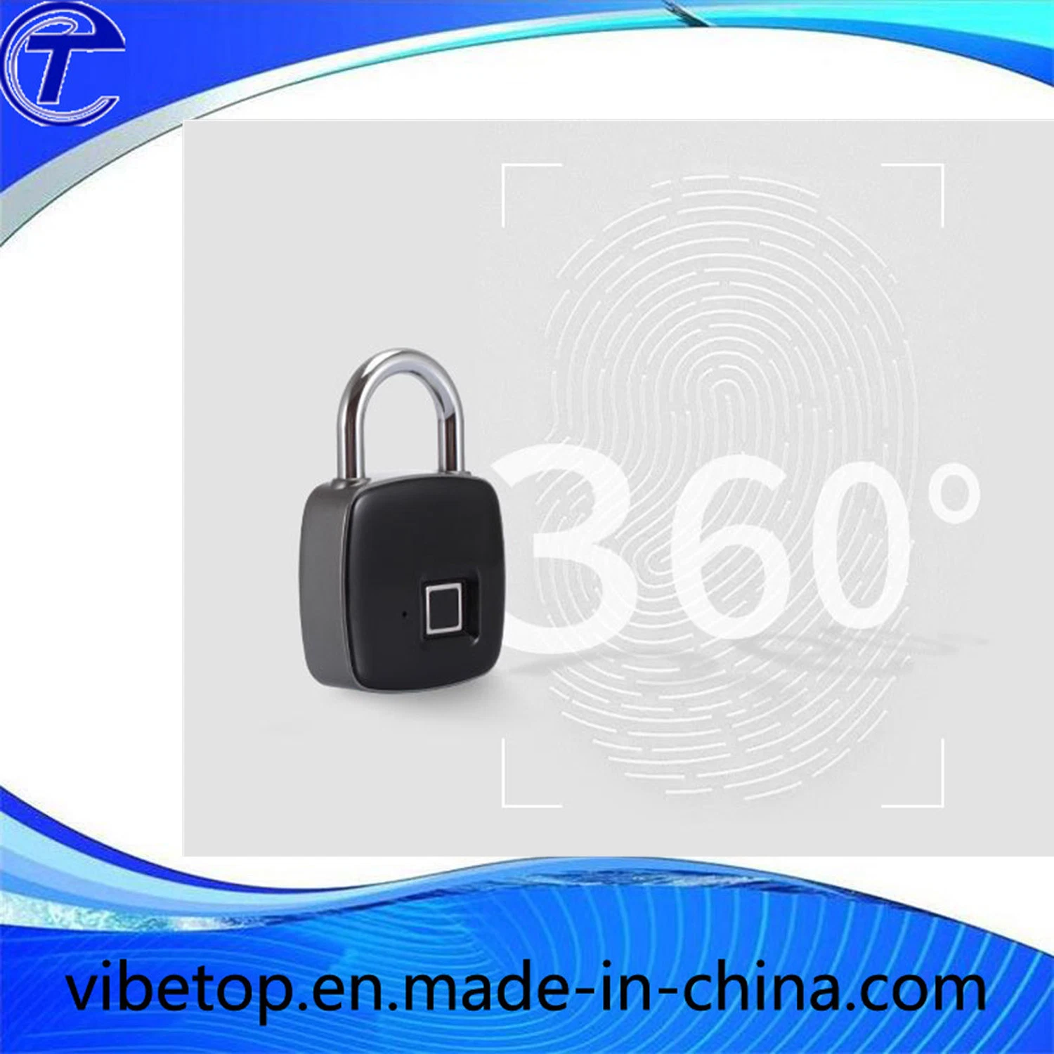 Fingerprint Padlock Smart Lock Anti-Theft Door Lock Outdoor Door Padlock