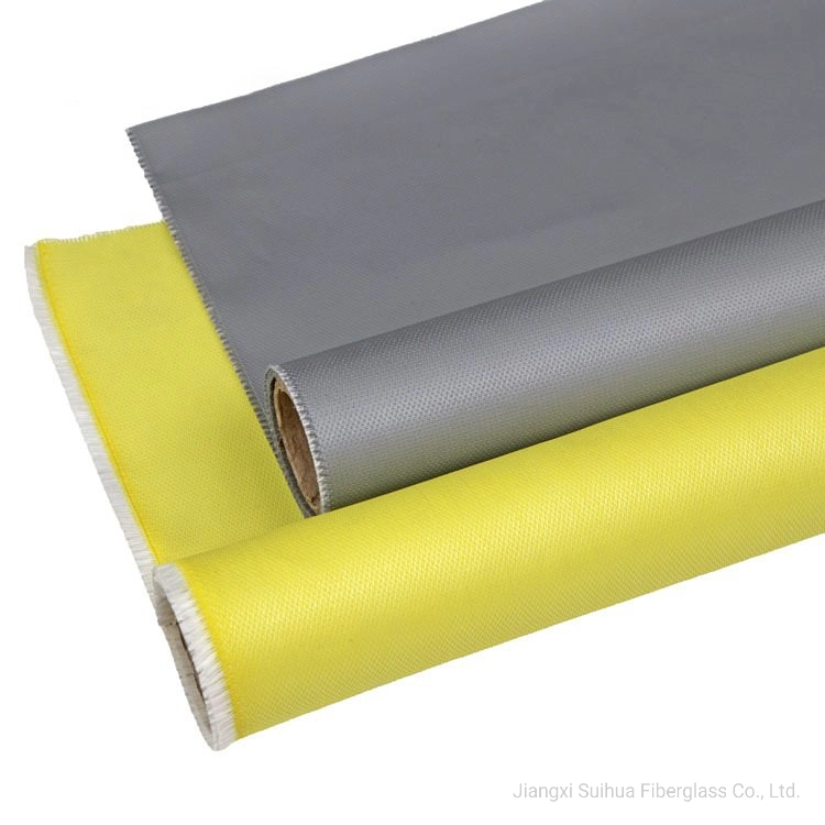 Heat Insulation Materials Smoke Screen Fiberglass Fabric Silicone Fabric Cloth